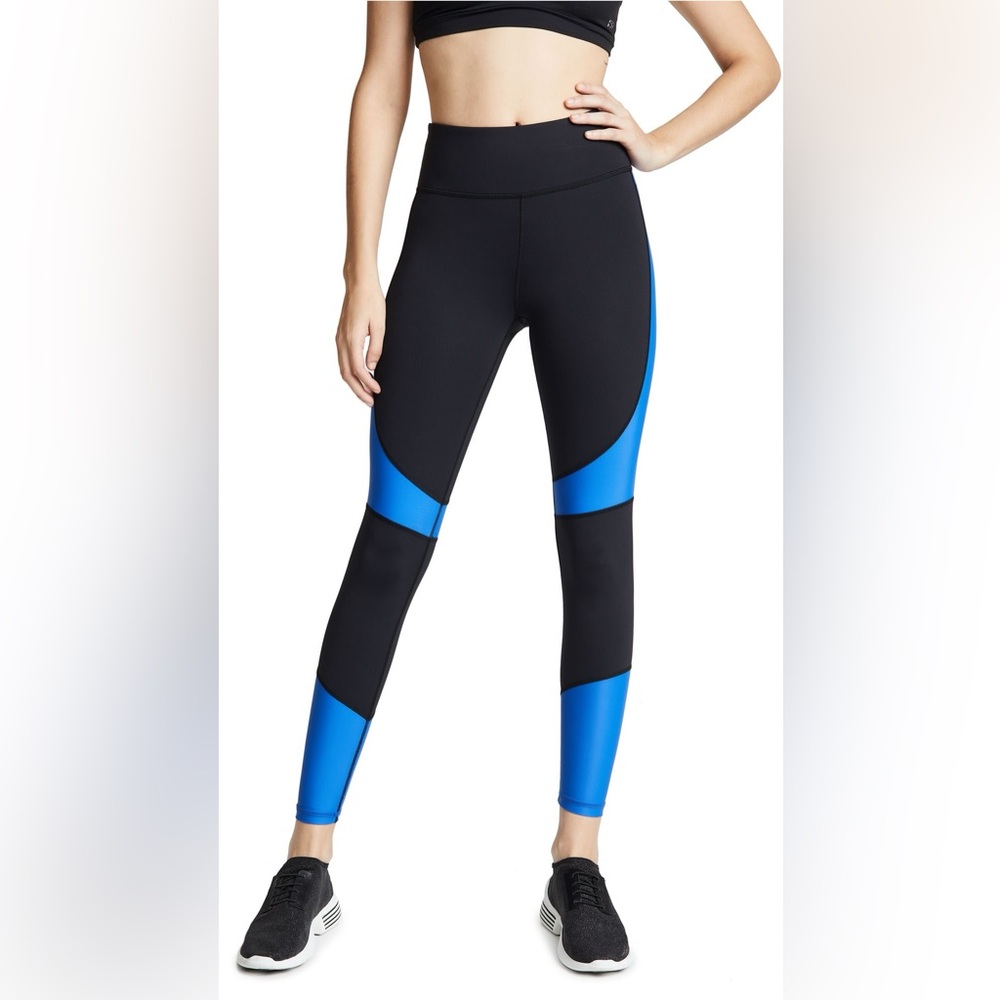 Alala Vamp Tight Leggings Black/Blue XS $110